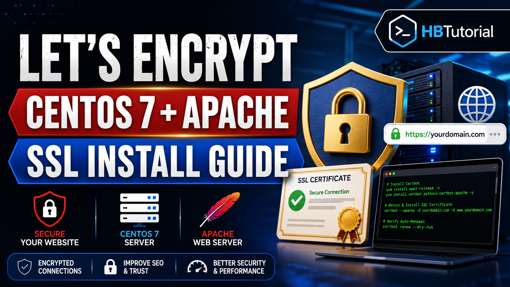 How to Install Let’s Encrypt SSL on CentOS 7 with Apache HTTPD